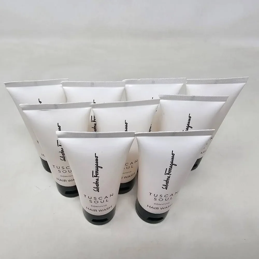SALVATORE FERRAGAMO TUSCAN SOUL CONVIVIO SHAMPOO HAIR WASH SET OF 9 X 1.69 OZ - Picture 6 of 6